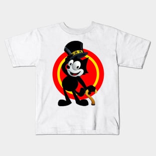 Felix The Cat Keep Walking Vintage Kids T-Shirt